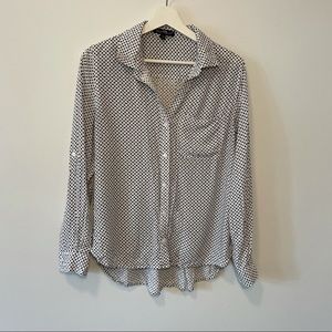 𝅺Velvet Heart Pattern Button Down Shirt